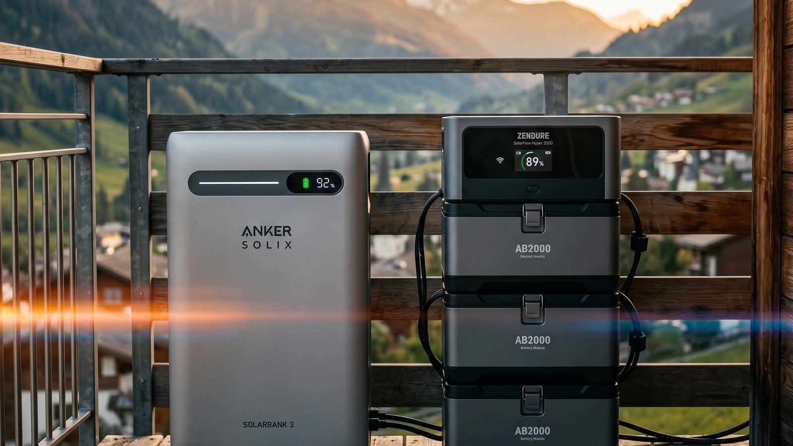 Anker Solix 3 Pro vs Zendure Hyper 2000: Das Premium-Duell