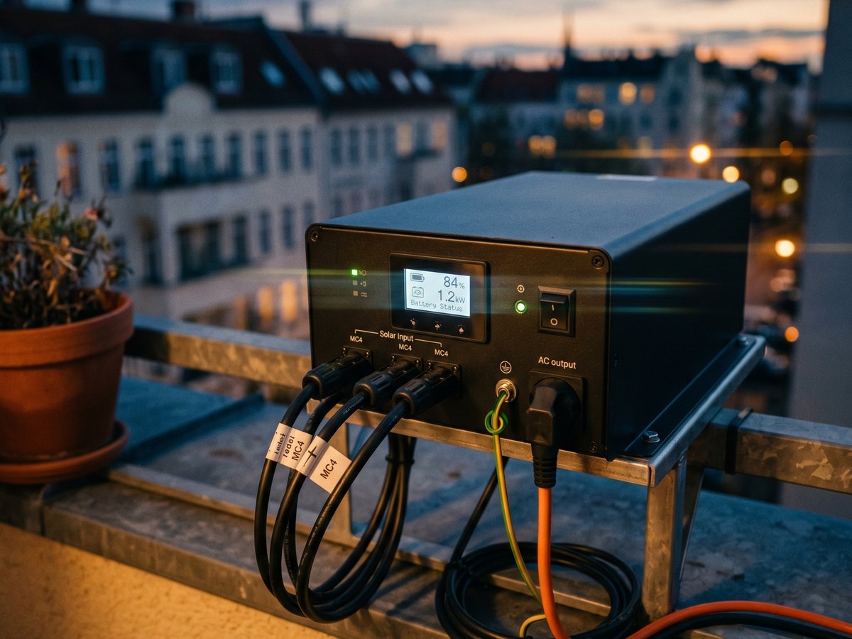 Balkonkraftwerk 800W Limit legal umgehen - Wann lohnt sich ein Balkonkraftwerk mit Speicher?
